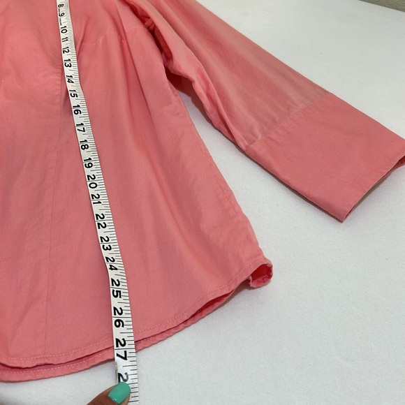 TALBOT WOMENS BUTTONED DOWN  BLOUSE STRECH SZ XL - Picture 11 of 12